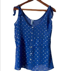 Moonlight Periwinkle Sleeveless Top
